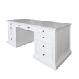 French Panel Desk White 180cm