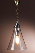 Gadsden Small Glass Hanging Lamp