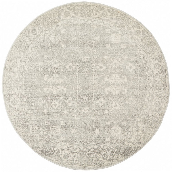 Harley Silver Rug Round