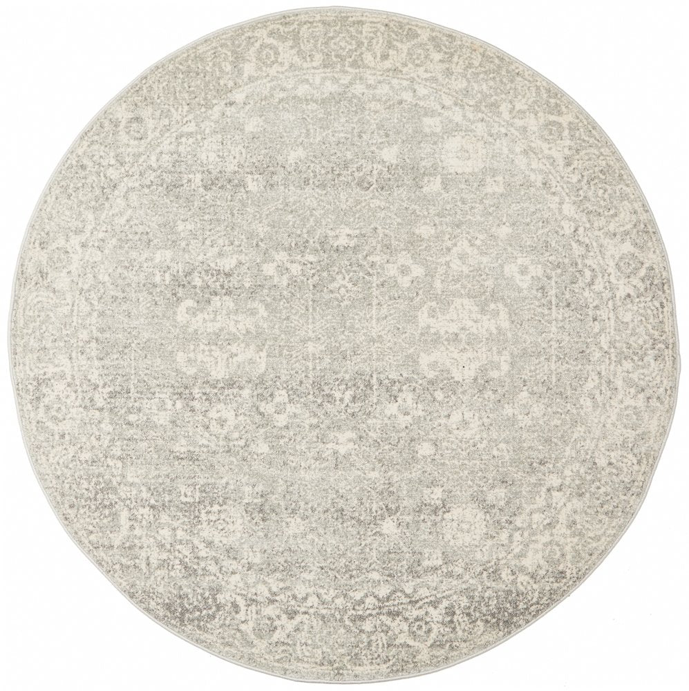 Harley Silver Rug Round