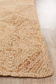 Layla Hatch Natural Rug