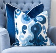 Rodeo Navy Cushion