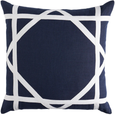 Linen Newport Navy Cushion 55cm