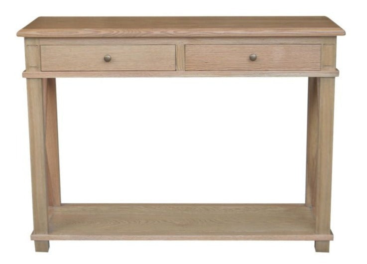 Long Island Console Natural Oak 110cm