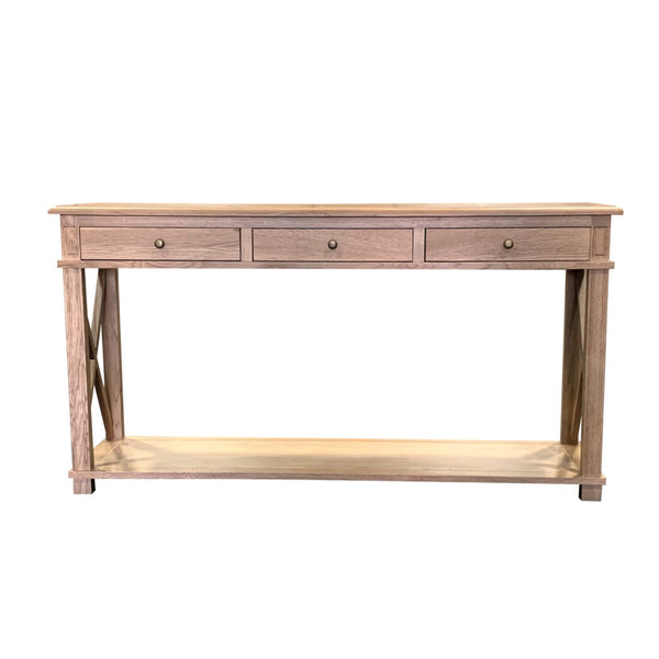 Long Island Console Natural Oak 150cm