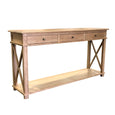 Long Island Console Natural Oak 150cm