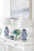 Harlow Lamp with White Shade