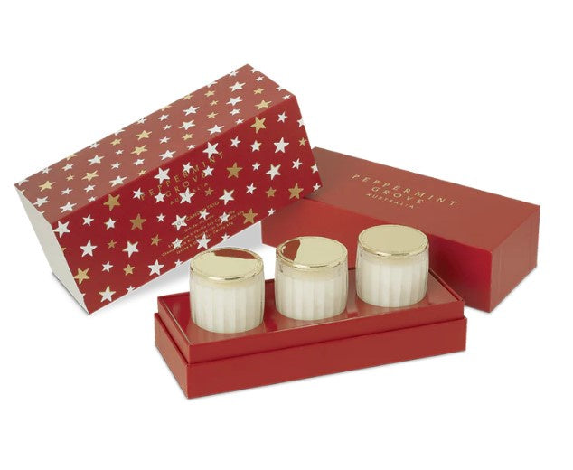 Xmas Mini Candle Trio Gift Set