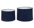Plain Lampshade Navy Medium