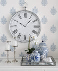 Northampton Wall Clock Silver/White