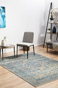 Paige Rug Silver/Blue