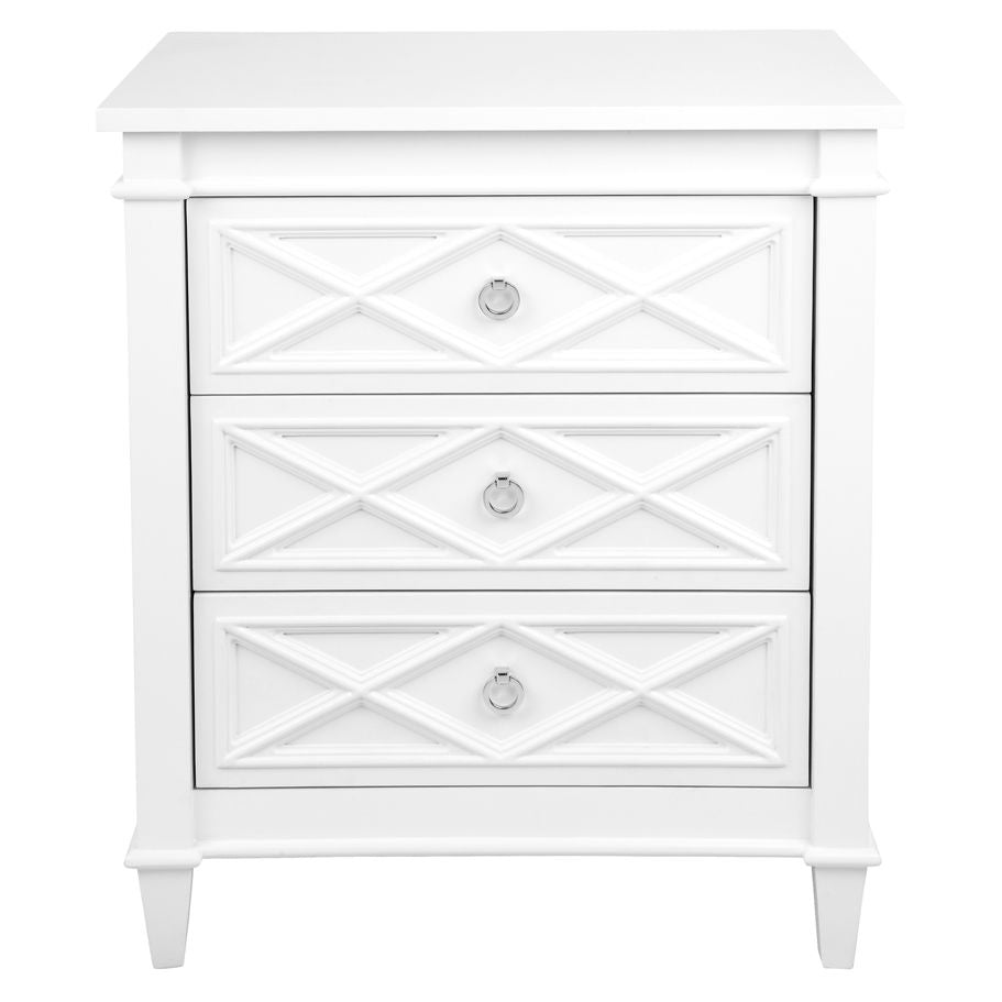 Plantation Bedside Large White