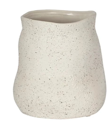 Tuba Ceramic Vase Small White