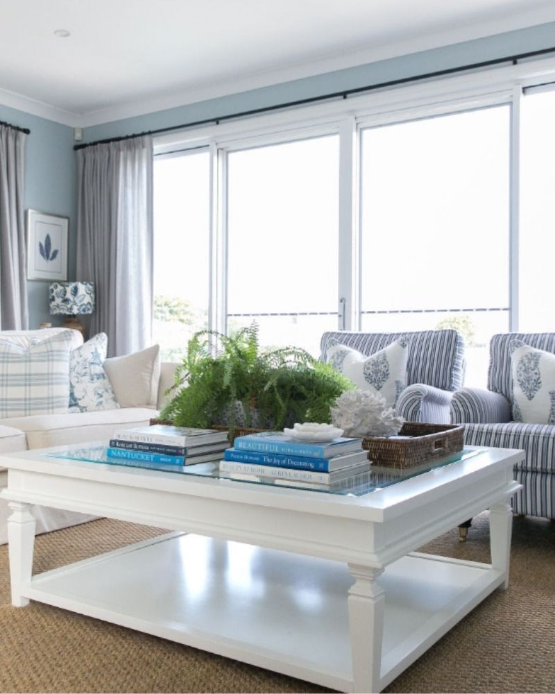 The Classic Hamptons Colour Palette for Living Rooms