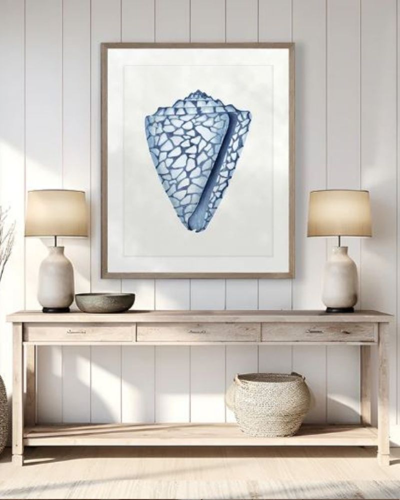 Designer Boys Blue & White Artwork: Timeless Wall Art for Hamptons & Coastal Homes