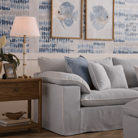 Soft Blue Cushions - Hamptons Style
