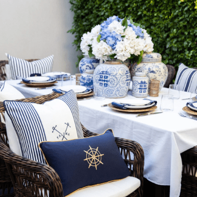 Nautical Inspired Cushions - Hamptons Style