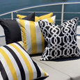 Portofino Black Outdoor Cushion