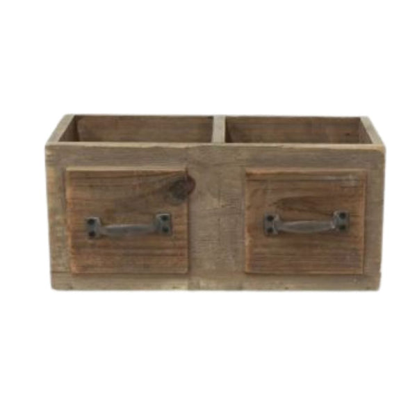 2 Part Organizer with Faux Drawers