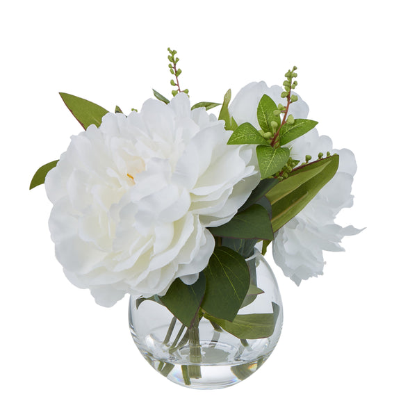 Peony Nite Berry Mix in Sphere Vase