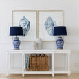 Exquisite Shell I Indigo - Hamptons Style