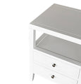 Arden White Side Table 50cm