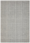 Arden Dove Woven Texture Rug in soft grey with hand-loomed wool and jute pebble weave.