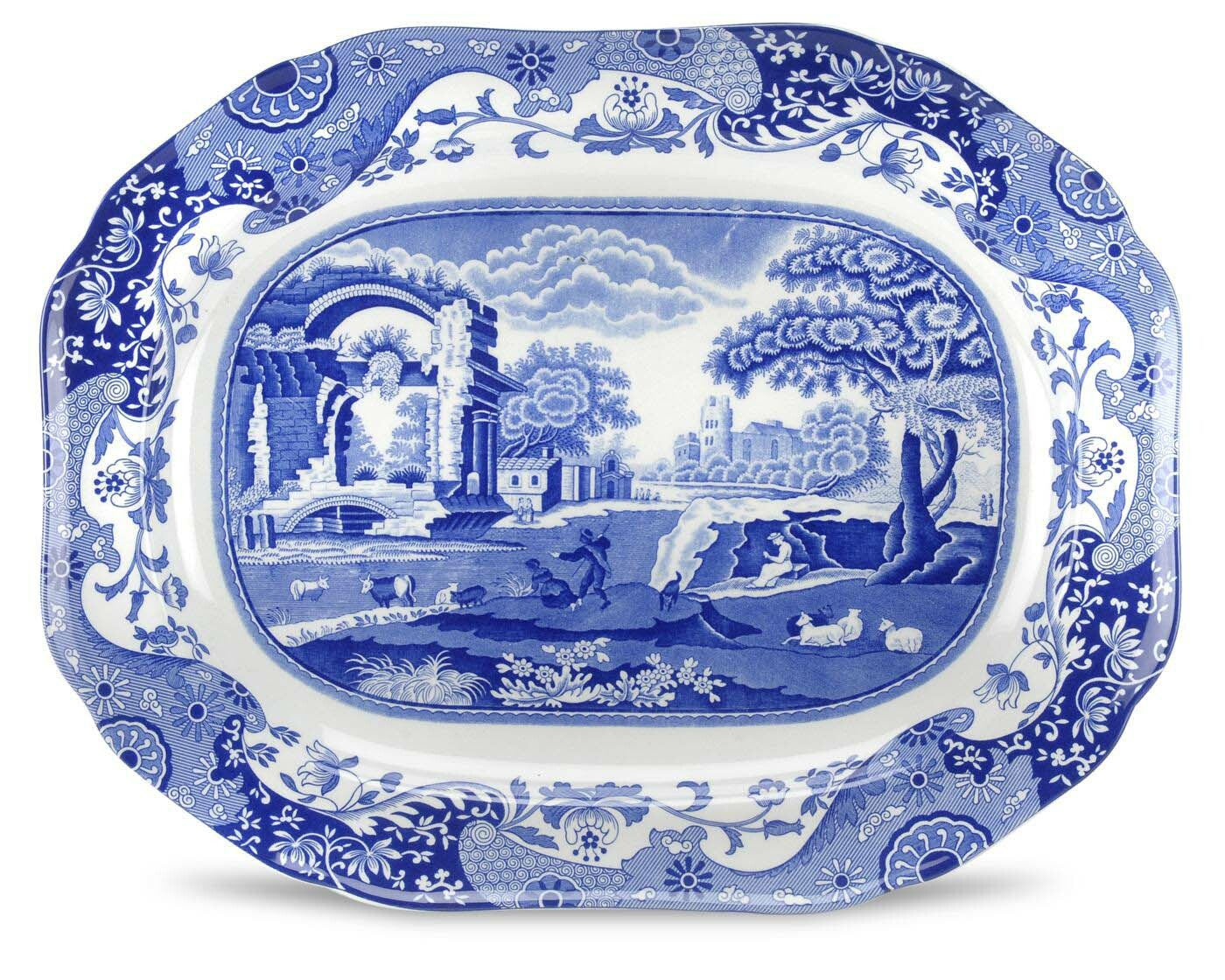 Spode Blue Italian - 41cm Oval Platter