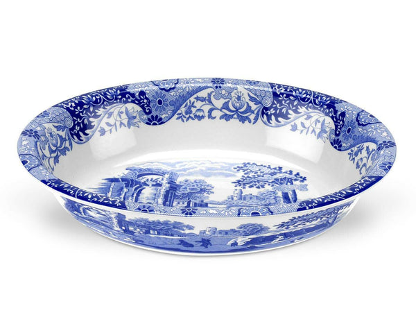 Spode Blue Italian - 31.5cm Oval Rim Dish