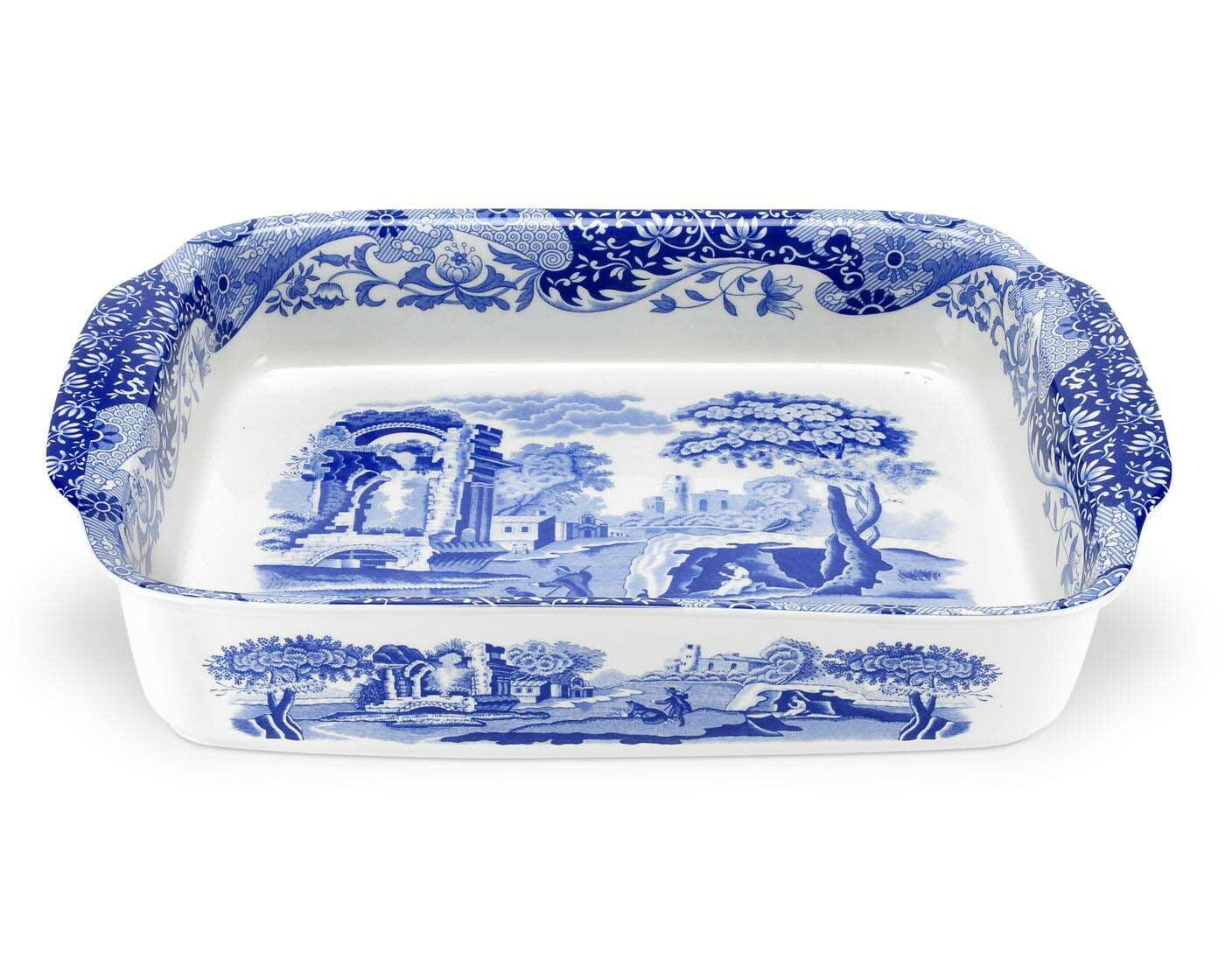 Spode Blue Italian - 30.5x23.5cm Medium Rectangular Dish