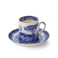 Spode Blue Italian - 0.09L Coffee Cup and Saucer (S/4)