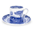 Spode Blue Italian - 0.09L Coffee Cup and Saucer (S/4)