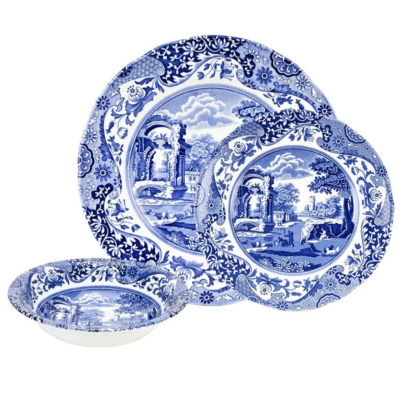 Spode Blue Italian - 12Pc Dinner Set