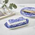 Spode Blue Italian - 20x10cm Butter Dish