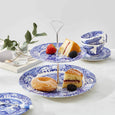 Spode Blue Italian - 26.5cm & 19cm 2-Tier Cake Stand