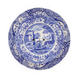 Spode Blue Italian - 26.5cm & 19cm 2-Tier Cake Stand