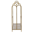 Bathroom Towel Rack Antique Gold-side profile
