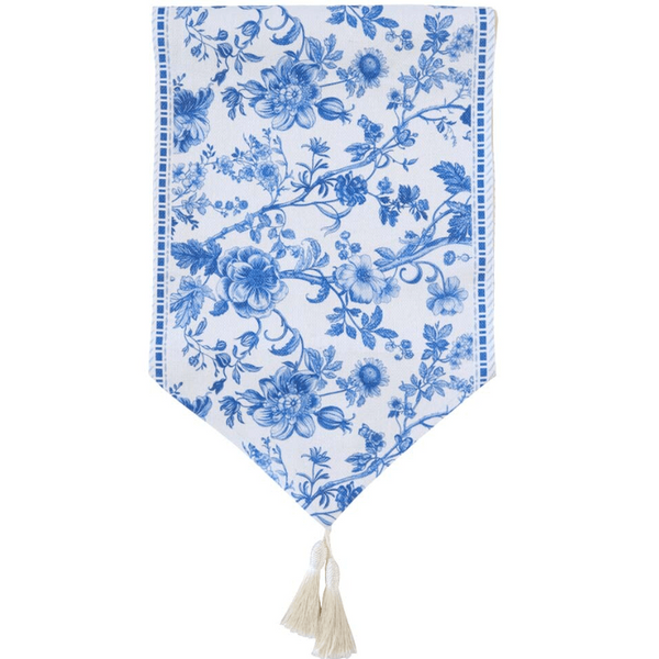 Bayview Bloom Table Runner - Hamptons Style