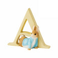 Beatrix Potter Peter Rabbit decorative letter A figurine, hand-painted resin, 7cm