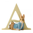 Beatrix Potter Peter Rabbit decorative letter A figurine, hand-painted resin, 7cm