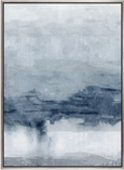 Berge Textural Abstract VI Canvas artwork in blue and grey tones by Designer Boys