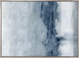 Berge Textural Abstract VI Canvas artwork in blue and grey tones by Designer Boys