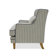 Bondi Hamptons 2 Seat Sofa Blue/White Pinstripe