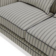 Bondi Hamptons 2 Seat Sofa Blue/White Pinstripe