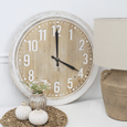 Clock Hamptons White 60cm - Hamptons Style