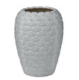 Cockle Ceramic Vase White - Hamptons Style