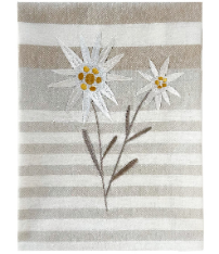 Country Alpine Daisy Tea Towel
