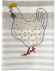 Country Pearl Chicken Tea Towel