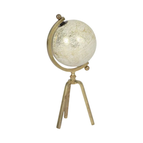 Cream Gold Globe Small