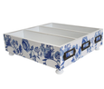 Cutlery/Knick-knack Tray Blue/White